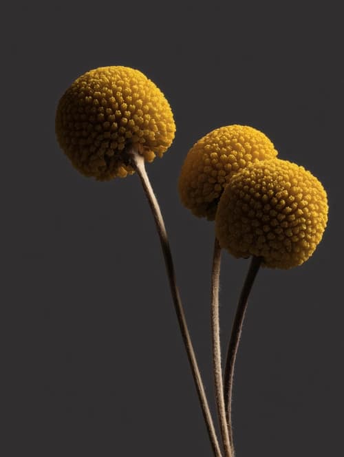 Craspedia — gelbe Kugelblüten